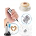 Вспениватель для молока электрический Premium Milk Frother 5 в 1 капучинатор для сливок и молока с Чехлом и Тройным венчиком Черный