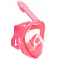 Детская полнолицевая панорамная маска для плавания FREE BREATH (XS) M2068G Coral
