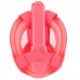 Детская полнолицевая панорамная маска для плавания FREE BREATH (XS) M2068G Coral