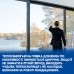 Теплосберегающая пленка для окна 0,8 х 3 м. Тепло в дом Прозрачная Комплект на окно с скотчем и инструкцией